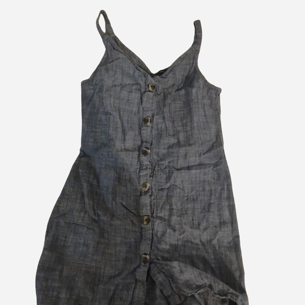 Cotton-on Women's Blue and Grey Dress